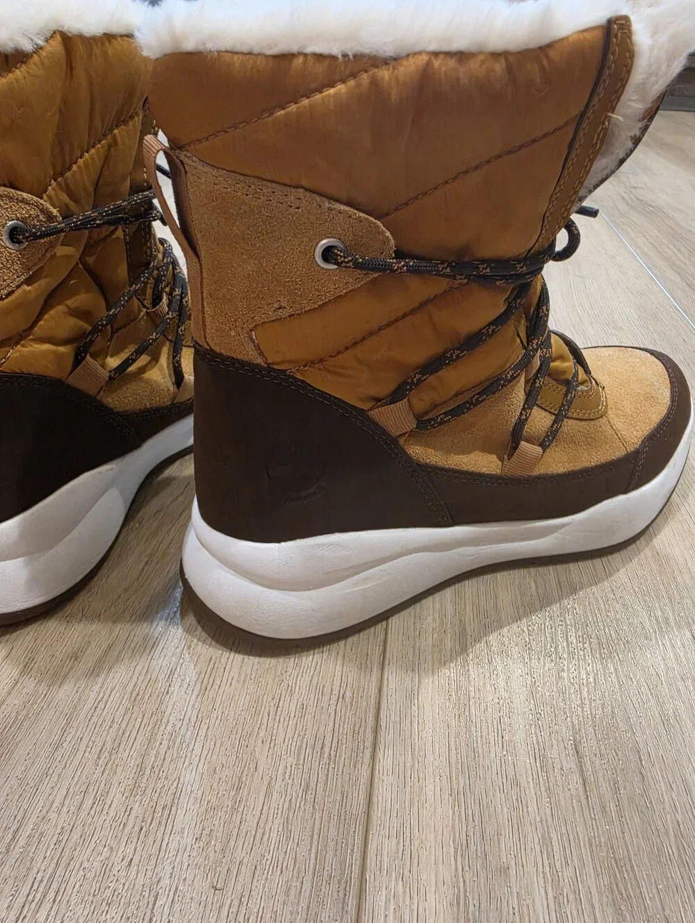 Timberland Women's ReBOTL Waterproof Insulated Winter Snow Boots Brown Size 9